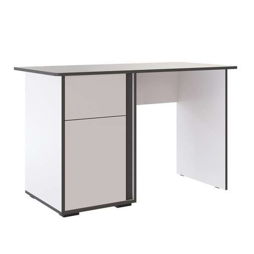 Спальня (ПОДРОСТКОВАЯ) Асцелла Стол письменный белый/графит серый ТЭКС