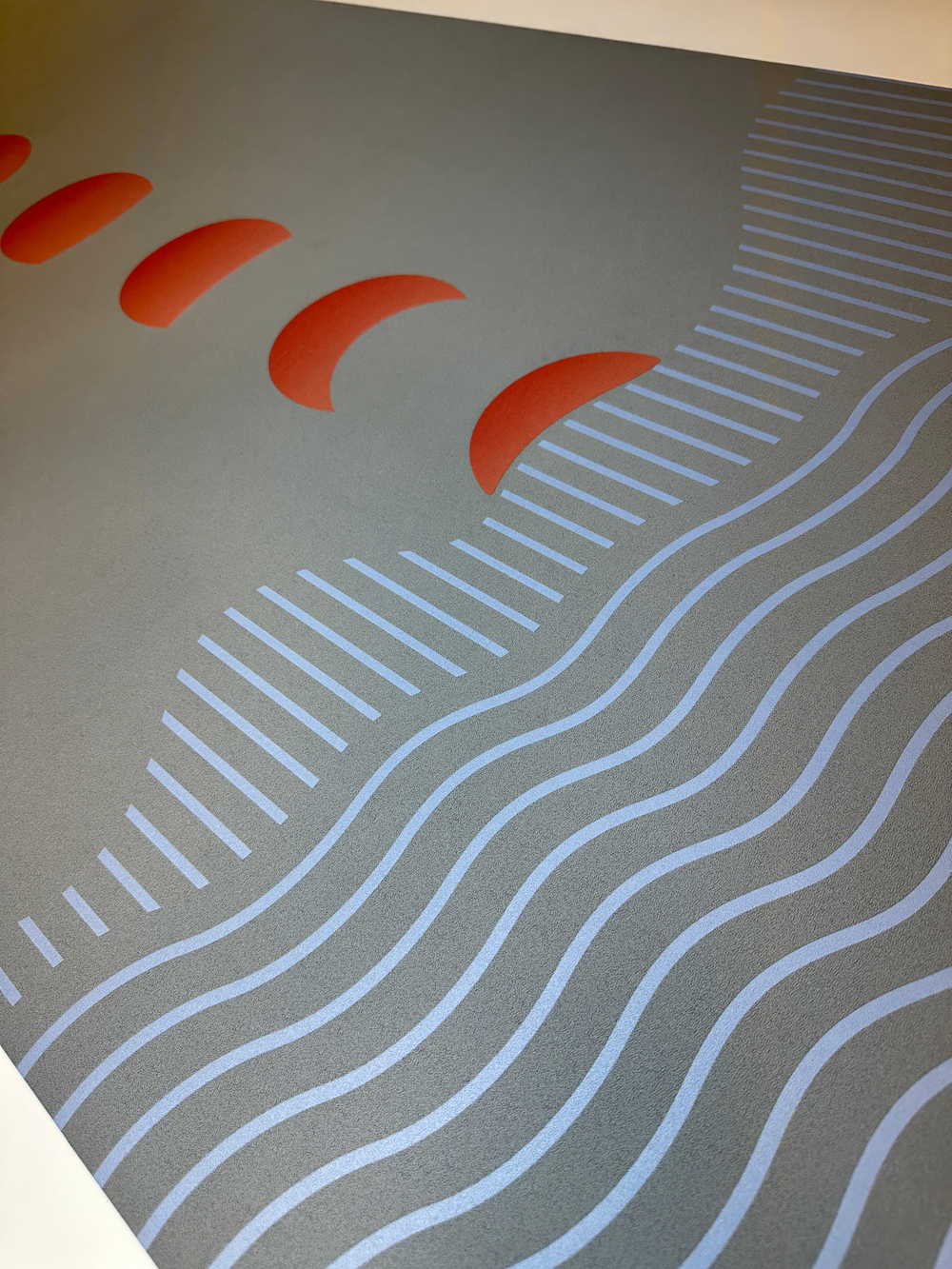 ULTRAцепкий 100% каучуковый коврик для йоги Ultra Eclipse Grey 185*68*0,5 см