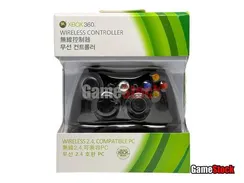 Беспроводной Геймпад/Джойстик для XBOX 360, черный (ресивер)