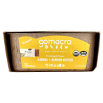 GoMacro, MacroBar®, батончики с пролонгированным действием, банан и миндальная паста, 12 батончиков по 65 г (2,3 унции)