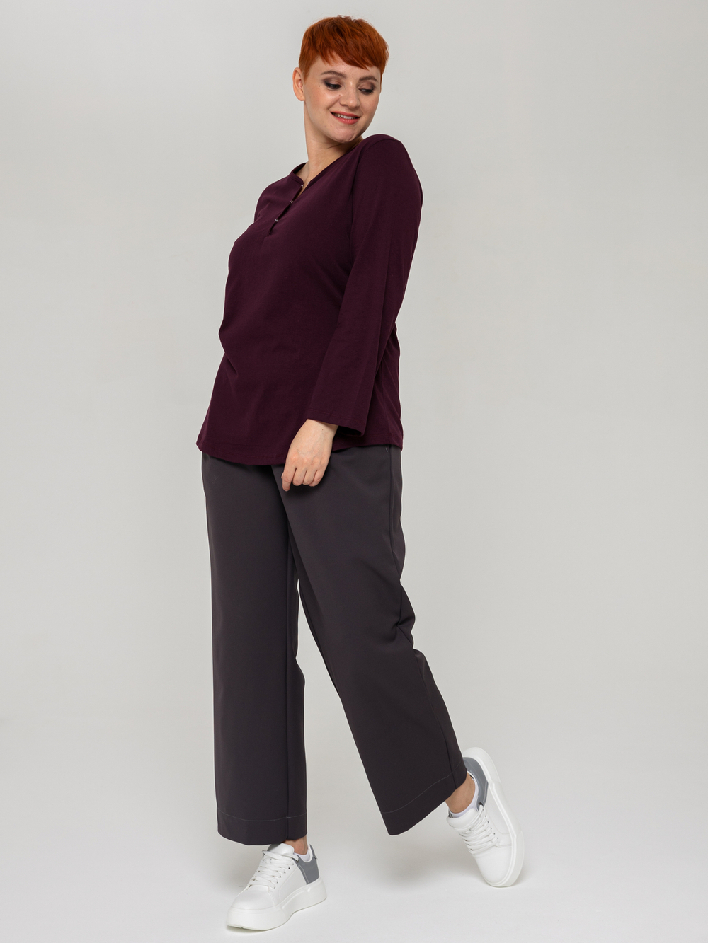 Лонгслив Л-004/сливовый