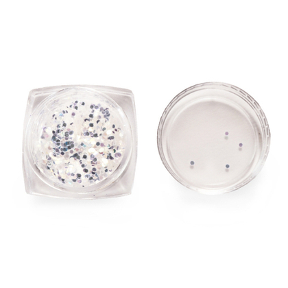 Дизайн для ногтей: пайетки зеркальные (кружочки)