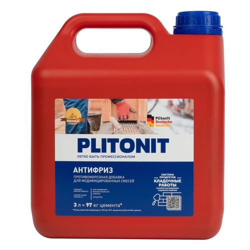 Добавка противоморозная Плитонит Антифриз 3 л -35°С