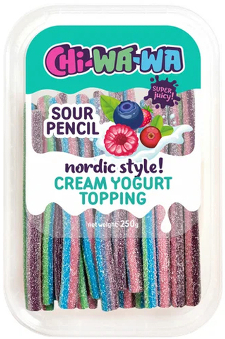 Жевательный мармелад Chi-Wa-Wa Minibox Нордик кислый (карандаш) 250г