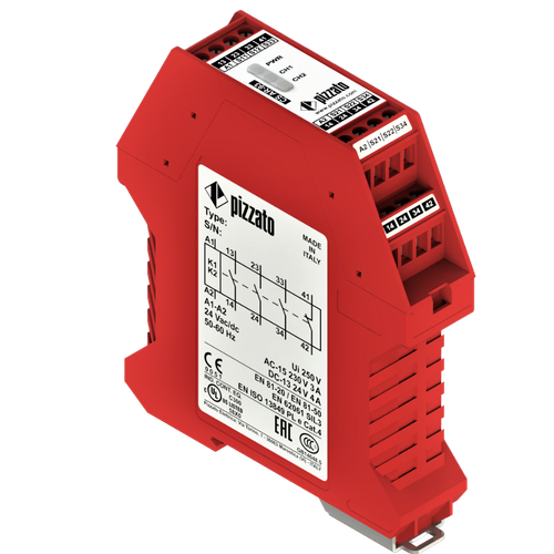 Модуль безопасности и выравнивания CS AR-93V024  24Vac/dc  3НО+1НЗ  PIZZATO.