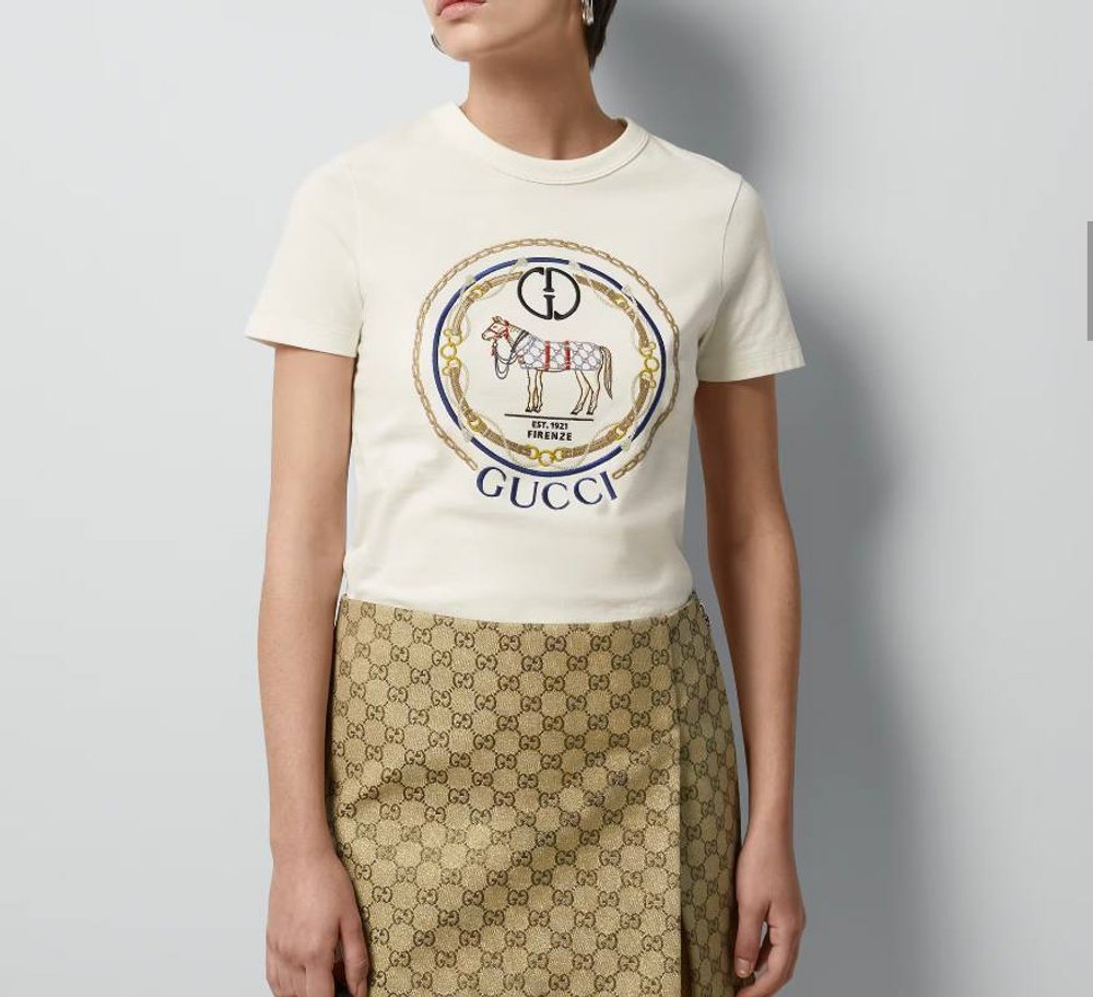 Футболка Gucci с принтом Interlocking G