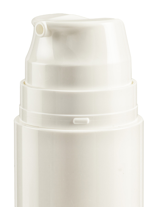 Вакуумный диспенсер белый с заглушкой 30, 50 и 100 мл