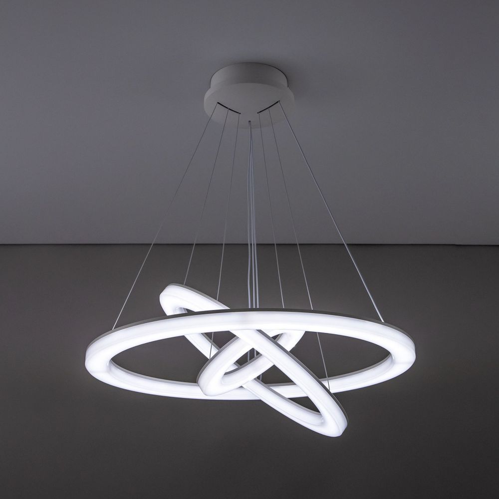 Citilux Электрон Смарт CL710A104S Умная люстра подвесная Белая