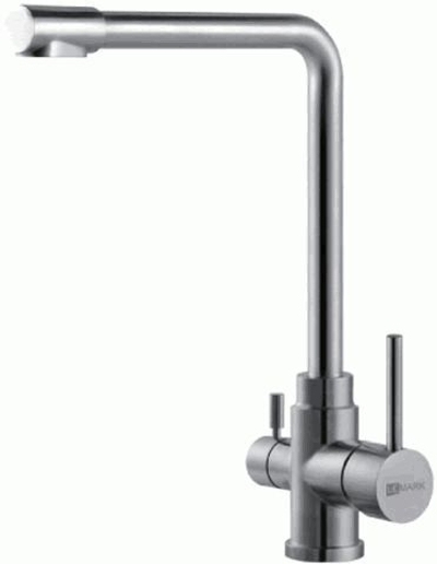 смеситель кухня LEMARK Expert поворотный излив, сталь LM5060S