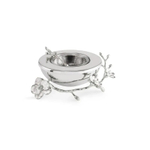 Икорница с ложкой Michael Aram Silver Orchid (21 см)
