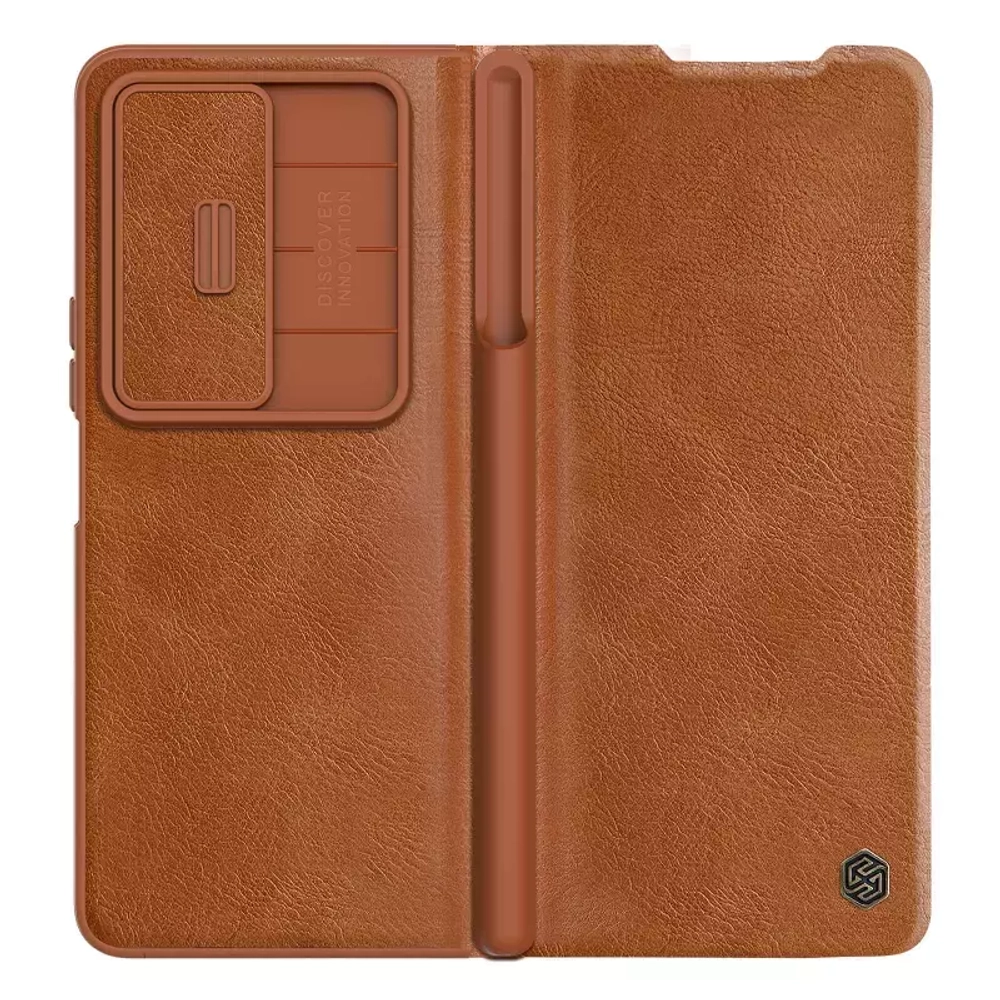 Кожаный чехол-книжка Nillkin Leather Qin Pro для Samsung Galaxy Z Fold 4