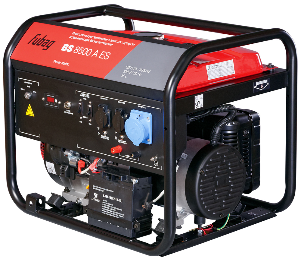 Бензиновый генератор Fubag BS 8500 A ES — Фото №2 