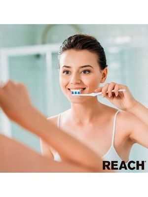 REACH Зубная щетка Interdental Межзубная чистка средней жесткости