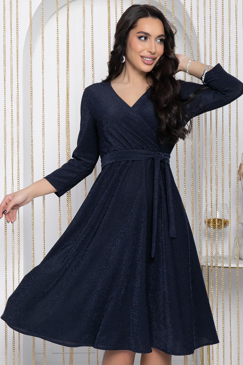 Платье Та самая (темно-синее) П12112 LT Collection