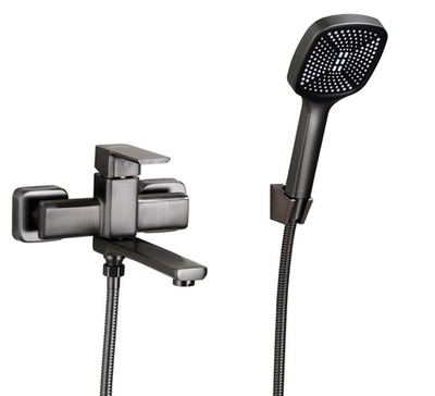 30010-P Смеситель для ванны (ГРАФИТ) HANSEN  (10/1шт)