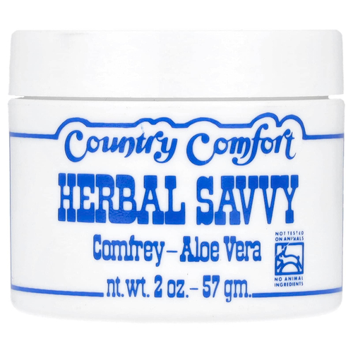 Country Comfort, Herbal Savvy, окопник и алоэ вера, 57 г (2 унции)