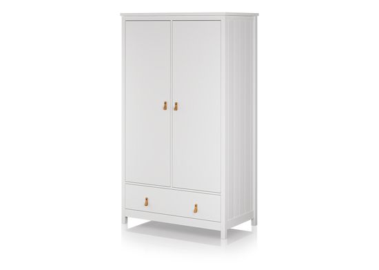 Шкаф Wood 2-х створчатый (белый)