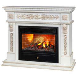 Электрокамин RealFlame Estella 25,5/26 WT с очагом 3D Novara