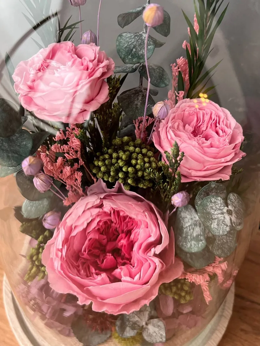 натуральные пионы в колбе