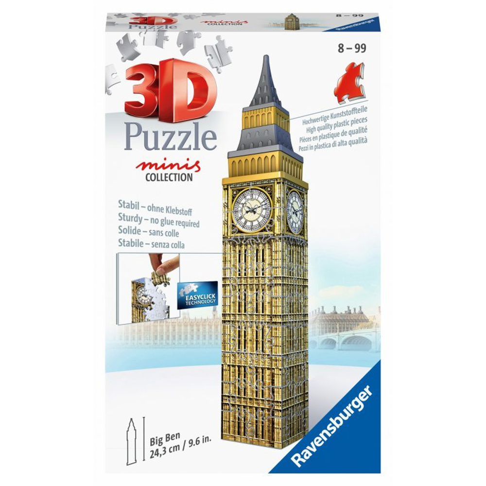 Ravensburger - 3D Пазл Мини Здания Биг Бен 54 шт. 112463