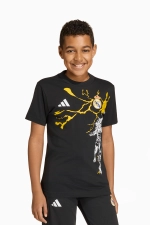 Футболка adidas Real Madrid x Marvel 25/26 Tee Junior - черный