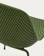 Садовый стул Quinby зеленый со стальными ножками