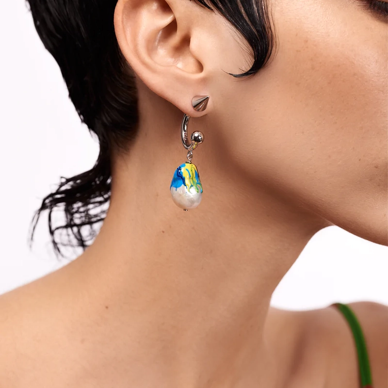 Моносерьга Расплавленная