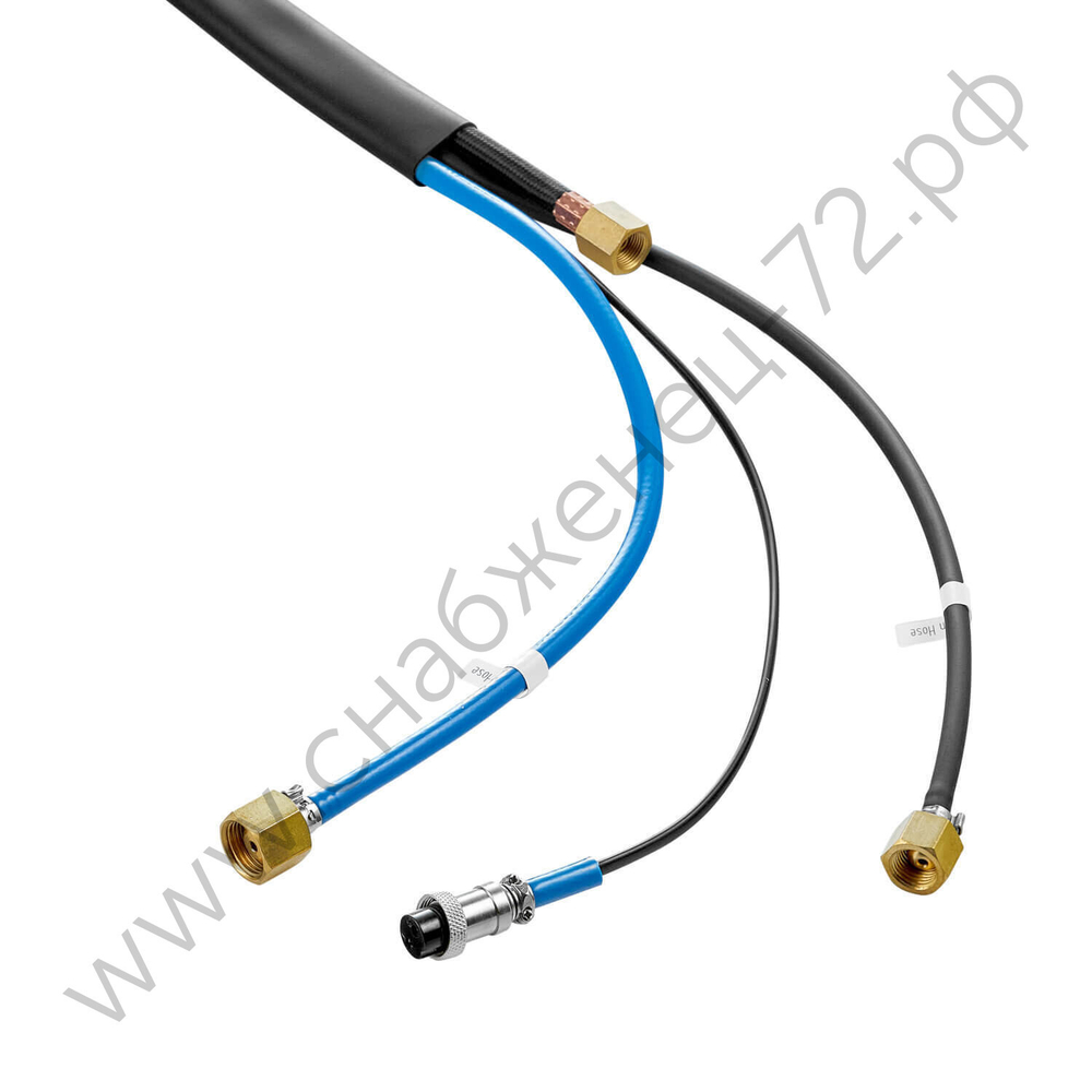 Горелка TIG TP 20 (M12x1, 1/4G, 3/8G, 2PIN) 4м водяное охлаждение TBW2001-04
