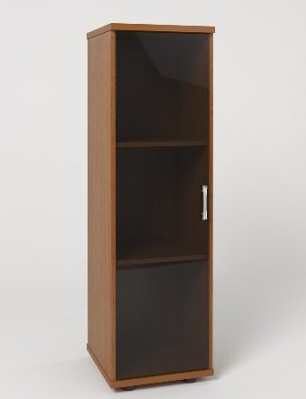 Пенал-колонка со стеклом КМ17 МОНОЛИТ