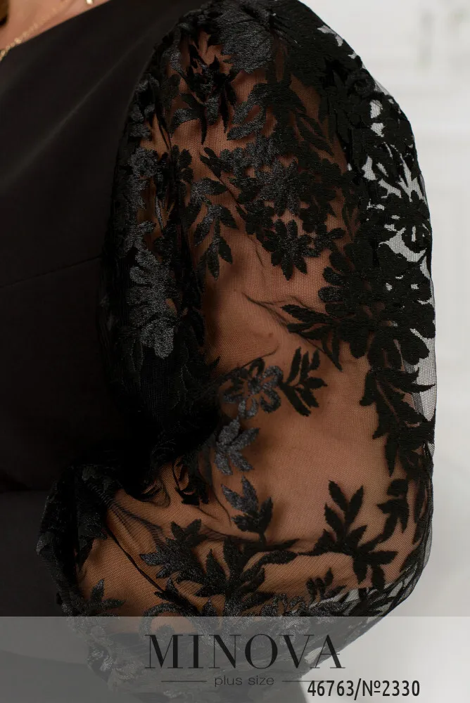Платье 2330-черный Minova