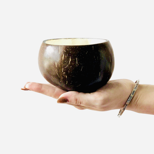 Кокосовая чаша с ракушкой (coco shell), 13-15 см диаметр