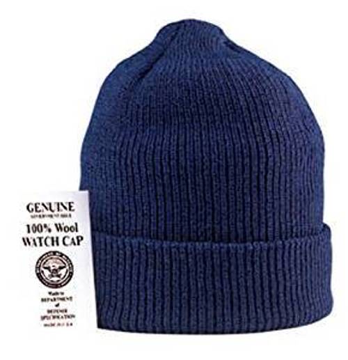 Шапка - Military Watch Cap Wool (темно-синяя)