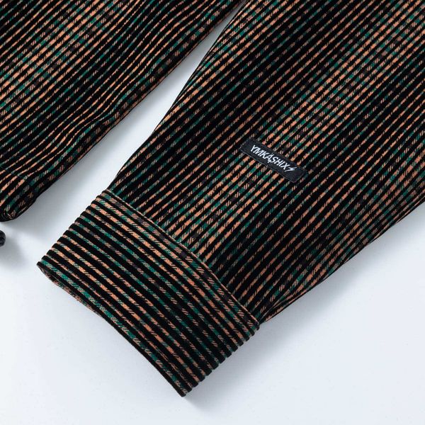 Рубашка Velvet Tartan оранжевая / зеленая - фото 11