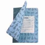 Тетрадь 40 л. в клетку обложка SoftTouch, бежевая бумага 70 г/м2, сшивка, А5 (147х210 мм), ВОЛК В ОЧКАХ, BRAUBERG, 403767