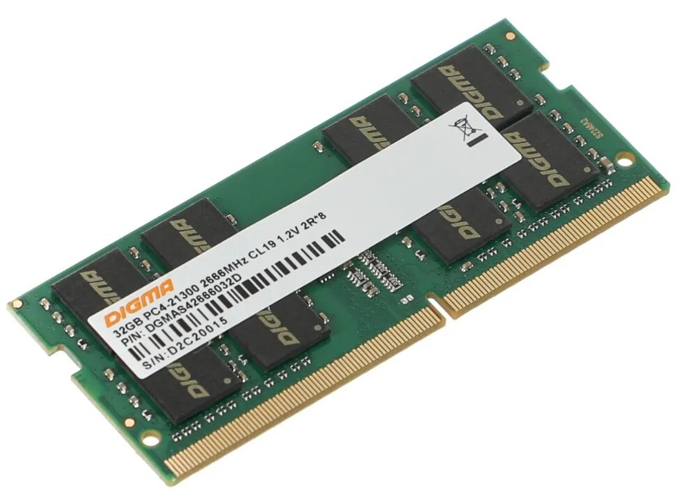 Модуль памяти DDR4 32GB Digma DGMAS42666032D
