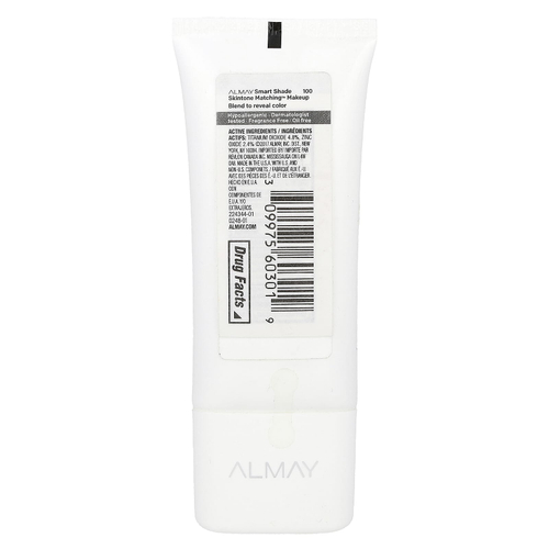 Almay, Smart Shade, тональная основа для макияжа, SPF 15, оттенок 100 My Best Light, 30 мл (1 жидк. унция)
