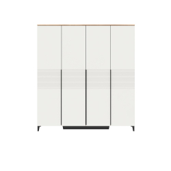 Шкаф для платья и белья 4-х дверный Белла