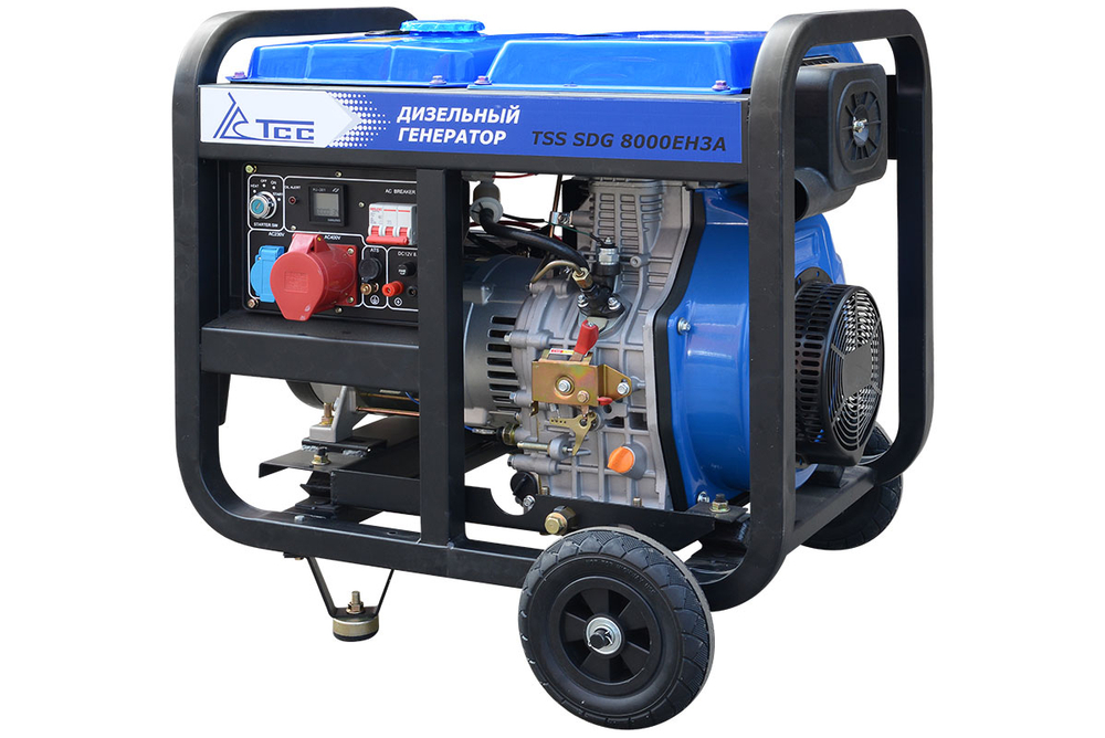 Дизель генератор TSS SDG 8000EH3A в кожухе МК