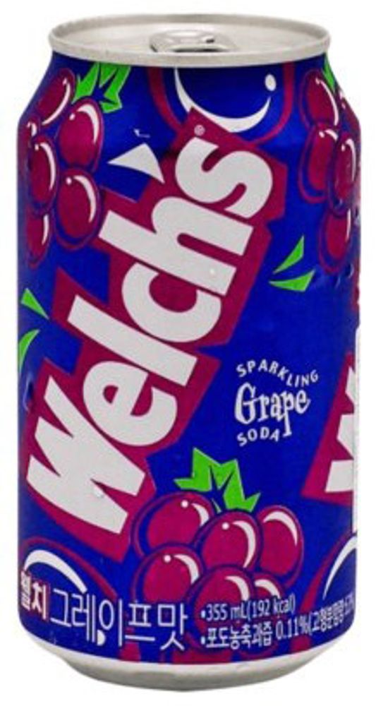 Газированный напиток Welchs Grape &quot;Виноград&quot; 0.355 - банка