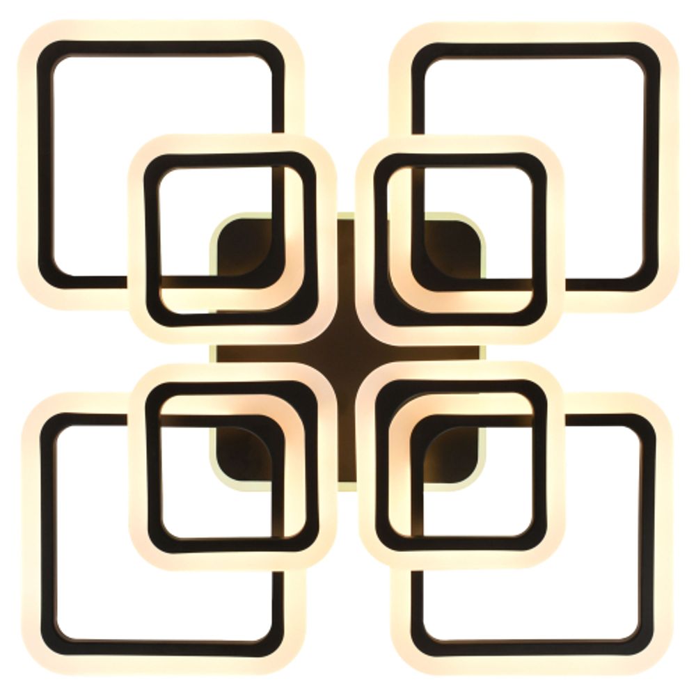 Светильник потолочный светодиодный Rivoli   6202-701 155 Вт LED RGB 3000К-6000К модерн с пультом черный