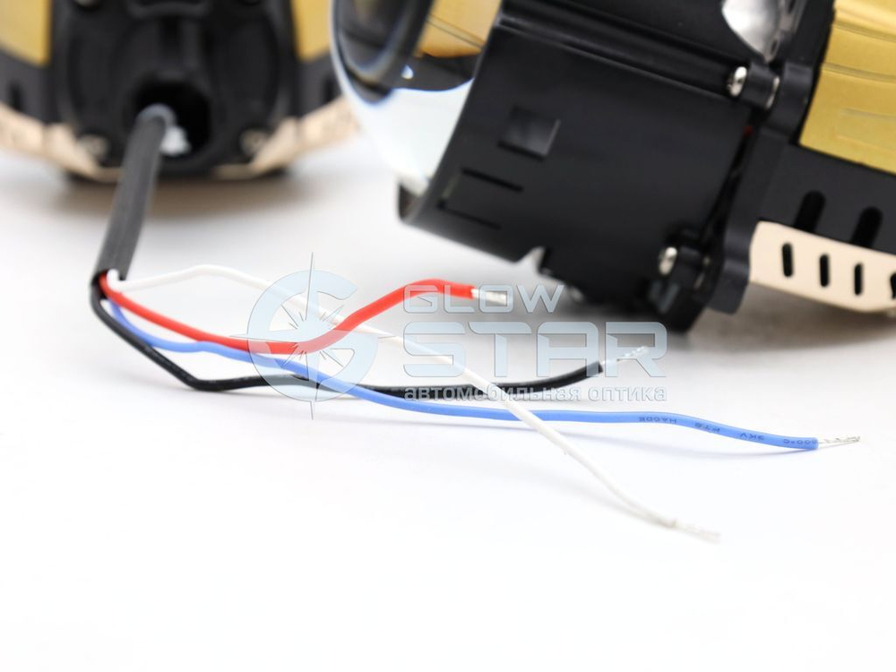 Билед модули Aozoom A15 4300K, 3.0 дюйма, 2 чипа, 12V, 58W/65W, крепление 3R и съемное гаечное (комплект, 2шт)