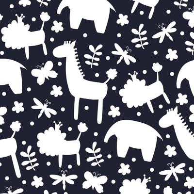 Черно-белые зверики