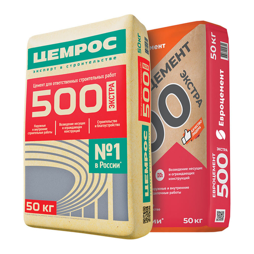 Цемент М-500 ЕВРО. 50 кг.