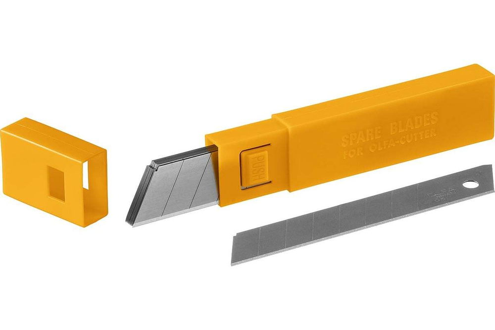 Сегментированные лезвия OLFA 18х100х0.5 мм 10 шт. OL-LB-10B