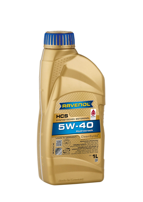Моторное масло Ravenol HCS 5W-40, синтетическое, 1 л