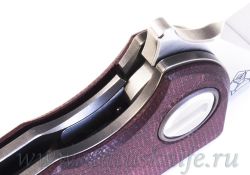 Нож Широгоров Soft Overkill Maroon (RJ Martin)фотография - 9