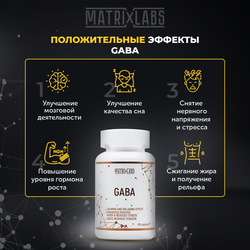 Matrix Labs Gaba 500 мг. (90 капс.) [M]