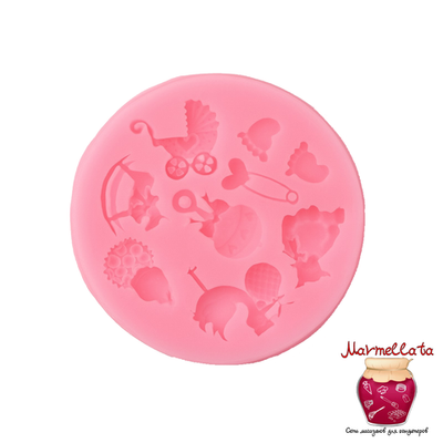 Молд силиконовый "Для новорожденного", 8*1 см