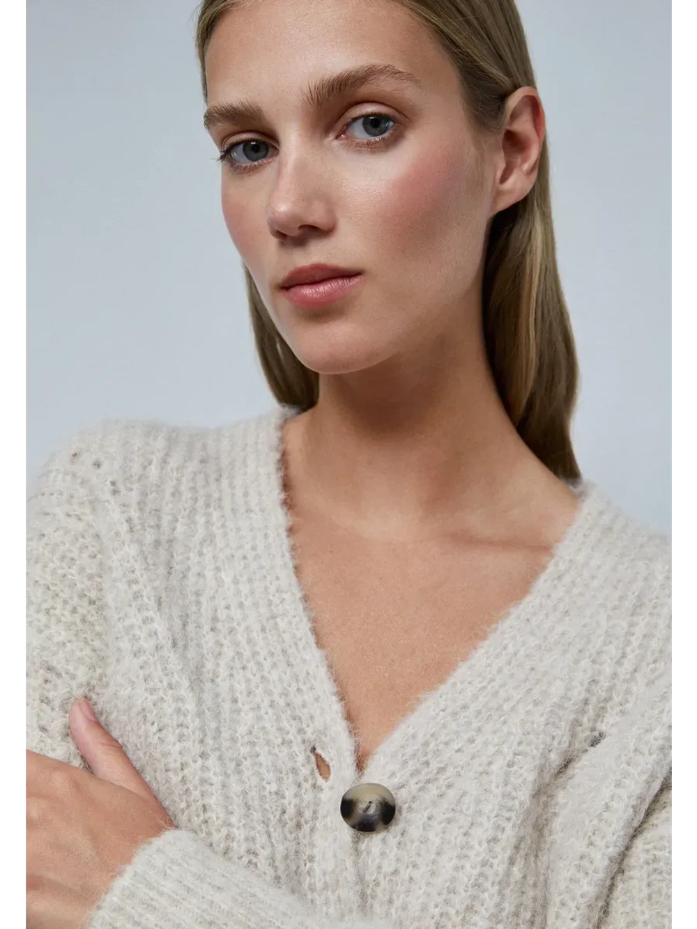 Кардиган из альпаки