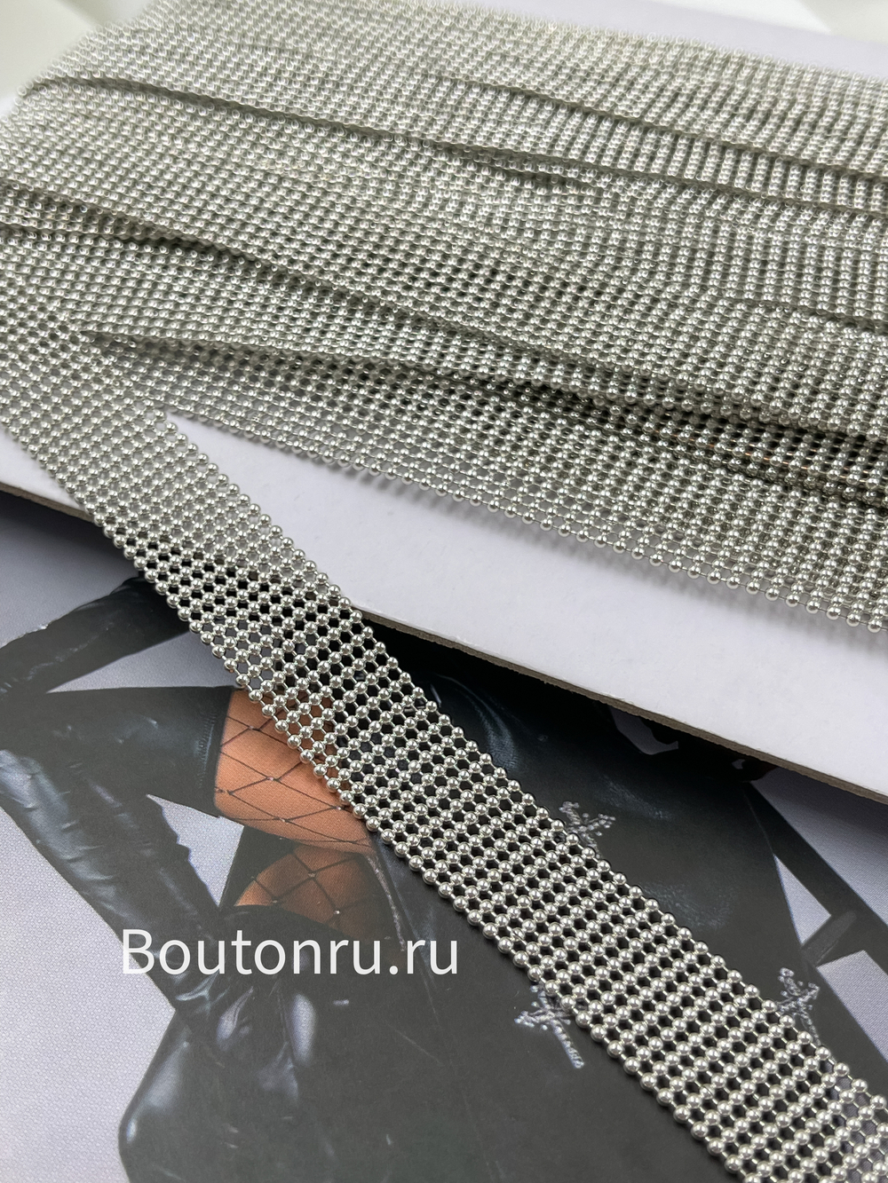 Тесьма Мониль 10 рядов